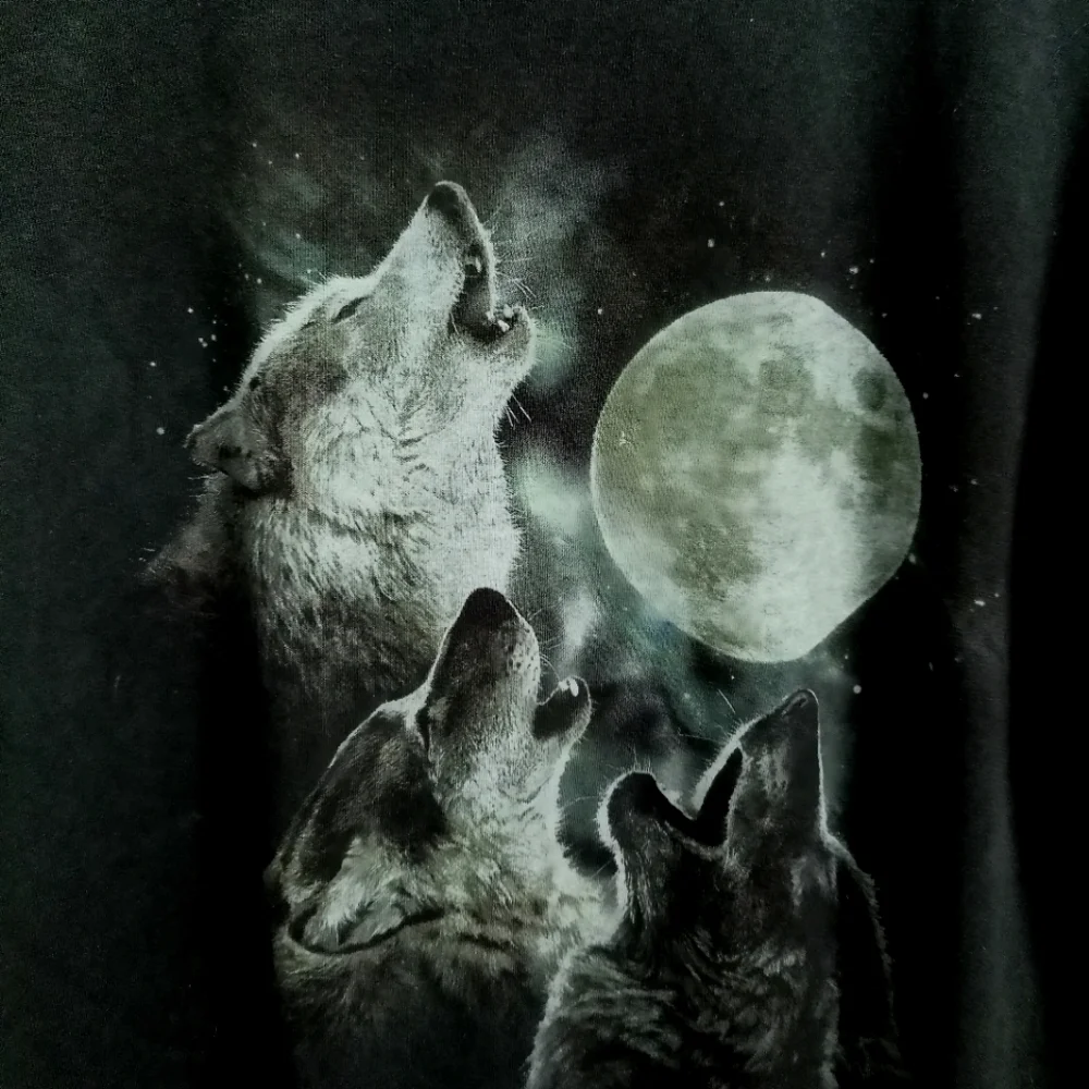 THE MOUNTAIN VINTAGE WOLF & MOON GRAPHIC T-SHIRT - Picture 3 of 5